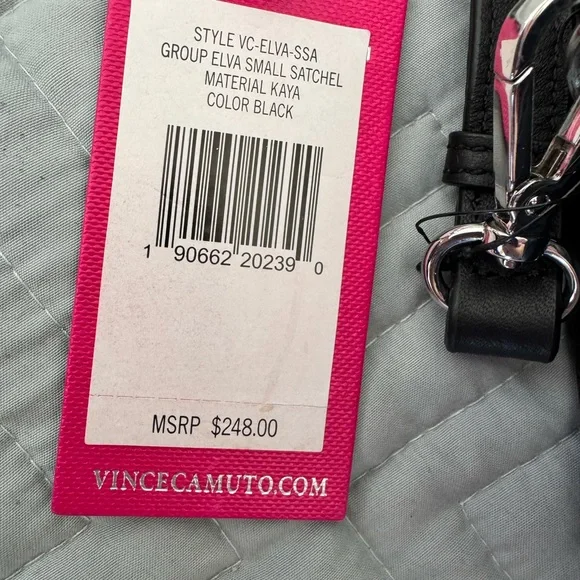 Vince Camuto Black Crossbody Bag with Silver Details - Picture 2 of 9